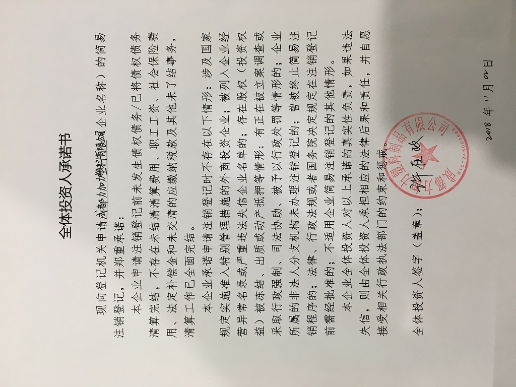 成都投资公司注册条件仁和区的简单介绍