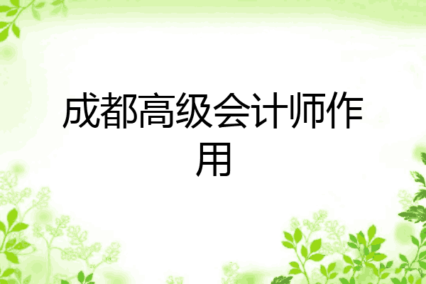注册会计师成都市(成都注册会计师招聘网)
