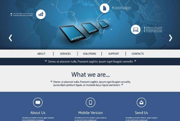 网站模板(网站模板html)