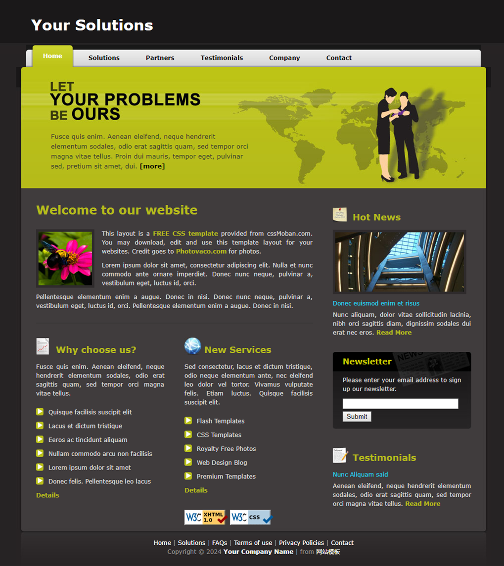 企业网站 企业网站模板 